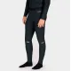 Черно термо долнище Knox Dual Active Base Layer с рефлективни елементи над коленете и широк ластик с лого, снимано отпред и