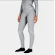 Сиво унисекс термо долнище Knox Dual Active Base Layer с текстурирани панели, широк ластик с лого и светлоотразителни ленти