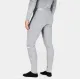 Сиво унисекс термо долнище Knox Dual Active Base Layer с текстурирани панели, широк ластик с лого и светлоотразителни ленти