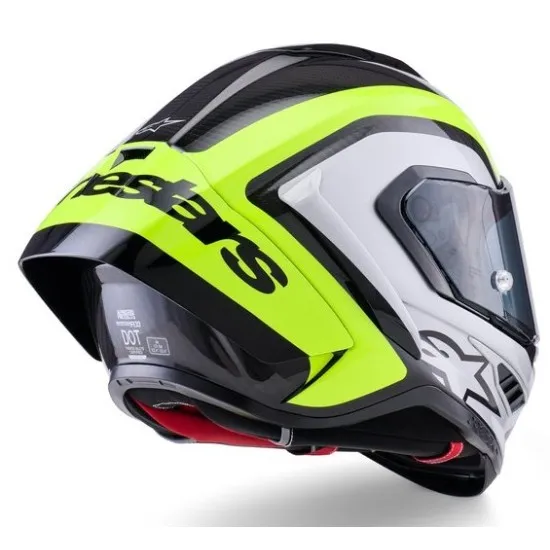 Каска ALPINESTARS Supertech R10 Arius Black Silver Fluo Yellow с FIM хомологация