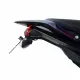 Черна стойка за номер R&G Racing на Zero DSR с LED осветление, вградени мигачи и компактна задна секция