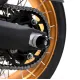 Черни краш тапи R&G Racing с алуминиево тяло и HDPE капачка, монтирани на оста на задното колело на Voge DSX 900 до