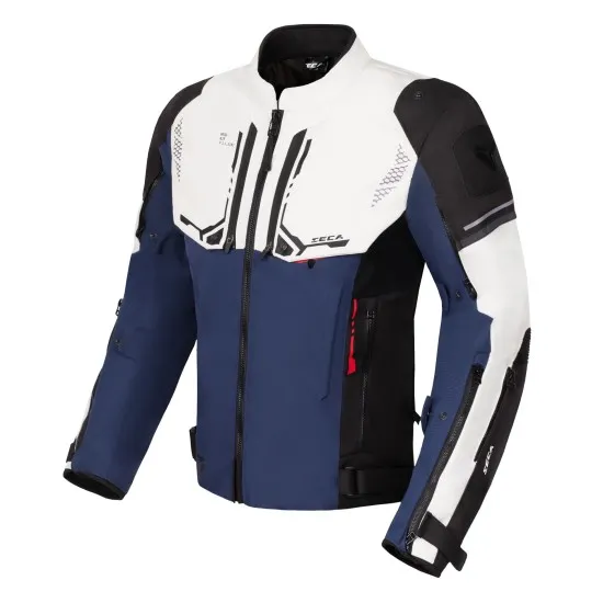 Текстилно мото яке SECA AVATAR III Grey Navy – всесезонно яке с CE защита