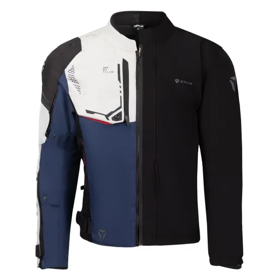 Текстилно мото яке SECA AVATAR III Grey Navy – всесезонно яке с CE защита