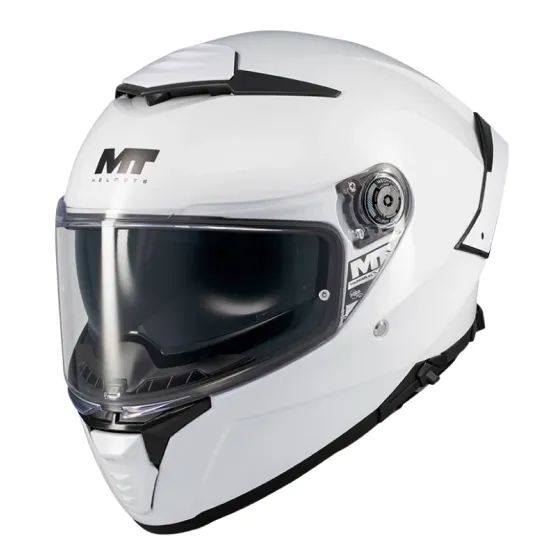 Каска MT THUNDER 4 SV PURE White – интегрална каска със слънчев визьор