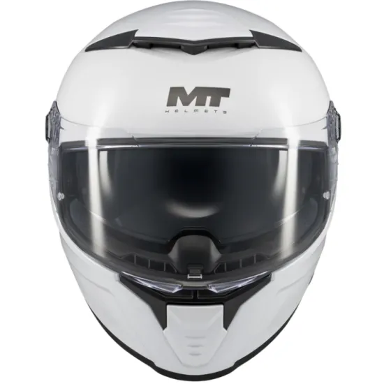 Каска MT THUNDER 4 SV PURE White – интегрална каска със слънчев визьор