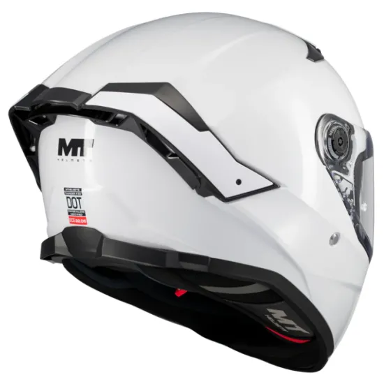 Каска MT THUNDER 4 SV PURE White – интегрална каска със слънчев визьор