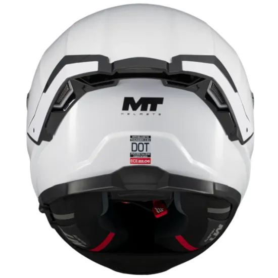 Каска MT THUNDER 4 SV PURE White – интегрална каска със слънчев визьор