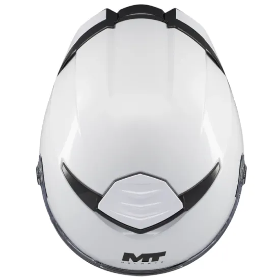 Каска MT THUNDER 4 SV PURE White – интегрална каска със слънчев визьор