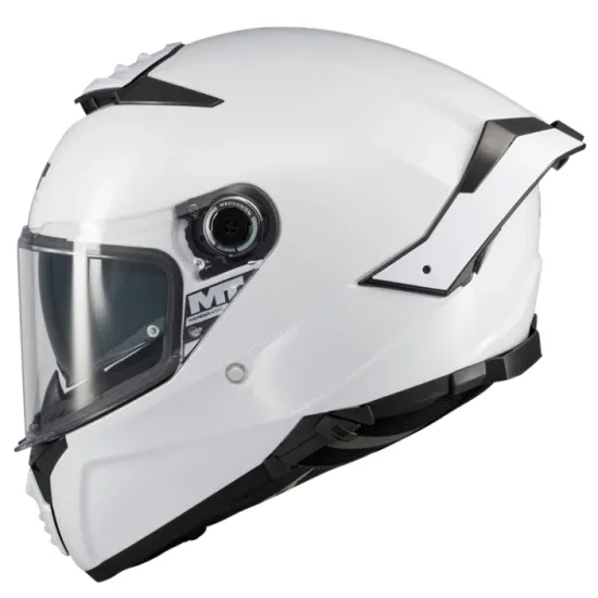 Каска MT THUNDER 4 SV PURE White – интегрална каска със слънчев визьор