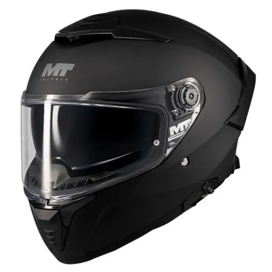 Каска MT THUNDER 4 SV PURE A1 Black Matt – интегрална каска с вграден сенник
