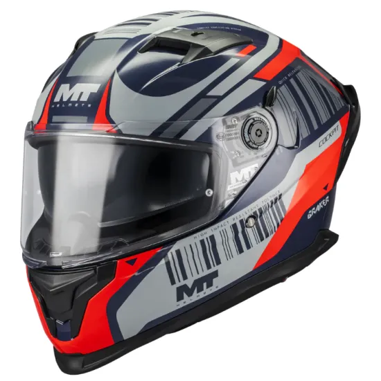 Каска MT BRAKER SV COCKPIT C5 Gloss – спортно-туристическа каска със слънчев визьор