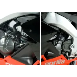 Краш тапи R&G RACING Aero Crash Protectors Black Aprilia RS4 125 10-17