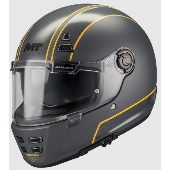 Каска MT Jarama SV Wild C2 Matt/Gloss – ретро каска с ECE 22.06 и слънчева козирка