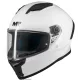 Каска MT Stinger 2 Pure A0 White Gloss – интегрална каска с ECE 22.06 и MT-QVSS система