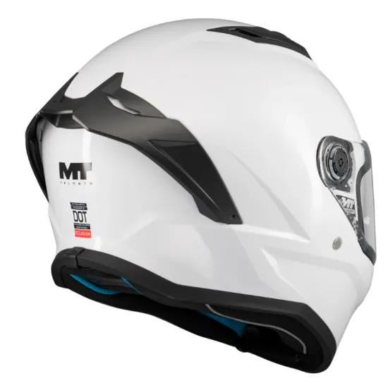 Каска MT Stinger 2 Pure A0 White Gloss – интегрална каска с ECE 22.06 и MT-QVSS система