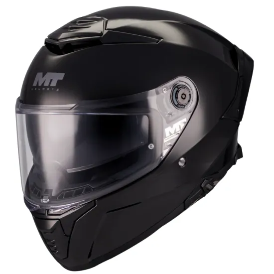 Каска MT Thunder 4 SV Pure A1 Black Gloss – интегрална каска с ECE 22.06 и слънчеви очила