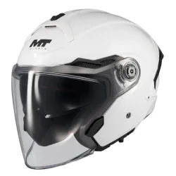 Скутер каска MT COSMO SV PURE A0 WHITE GLOSS 