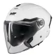 Скутер каска MT COSMO SV PURE A0 White Gloss – Jet каска със слънчев визьор