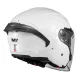 Скутер каска MT COSMO SV PURE A0 White Gloss – Jet каска със слънчев визьор