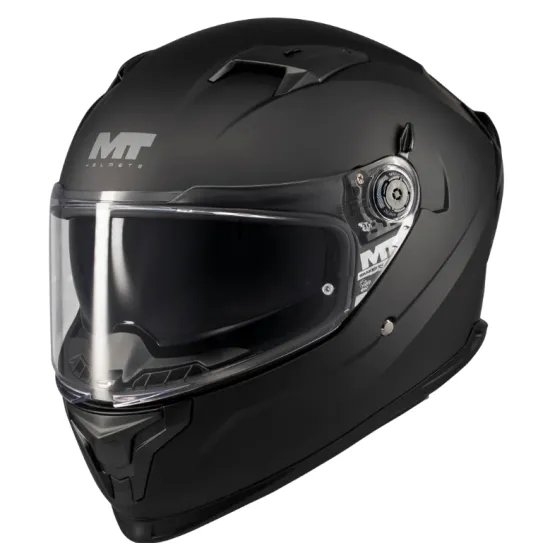 Каска MT BRAKER SV PURE A1 Matt Black – интегрална каска със слънчев визьор