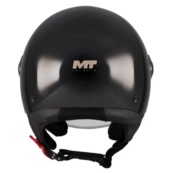 Каска MT Street S Pure A1 Black Gloss – каска за скутер с ECE 22.06 и DOT сертификат