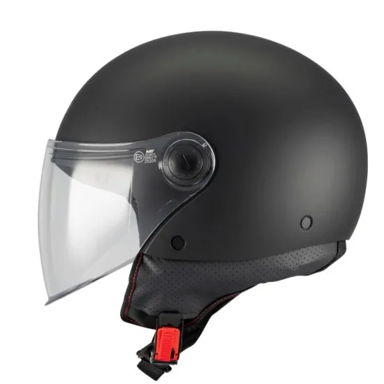 Каска MT Street S Pure A1 Black Matt – каска за скутер с ECE 22.06 и DOT сертификат
