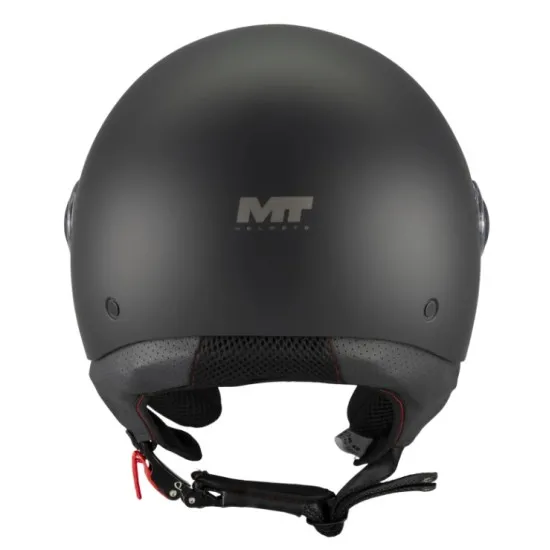 Каска MT Street S Pure A1 Black Matt – каска за скутер с ECE 22.06 и DOT сертификат