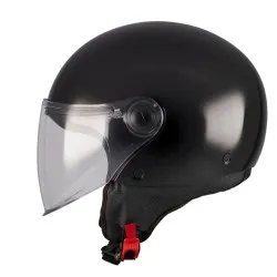КАСКА ЗА СКУТЕР MT STREET S PURE A1 BLACK GLOSS