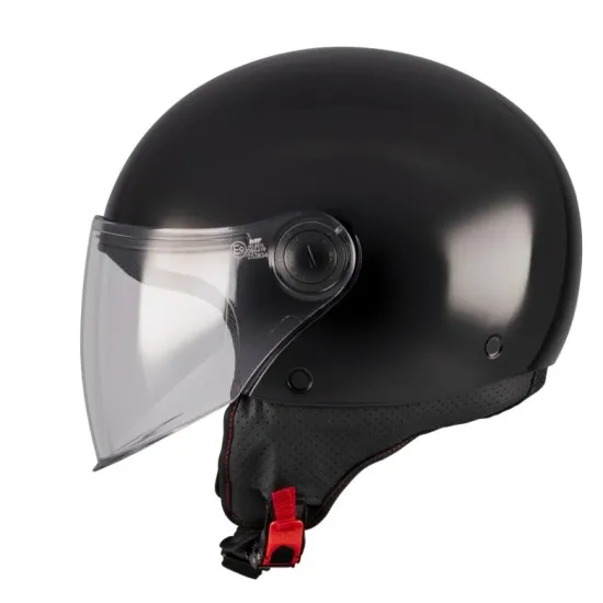 Каска MT Street S Pure A1 Black Gloss – каска за скутер с ECE 22.06 и DOT сертификат