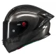 Каска MT KRE+ S Pure A1 Black Gloss – карбонова състезателна каска с FIM сертификат