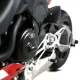 Черен протектор R&G Racing за двигател, монтиран на Ducati Panigale V4 - матово покритие, сменяем централен диск и BSB лого