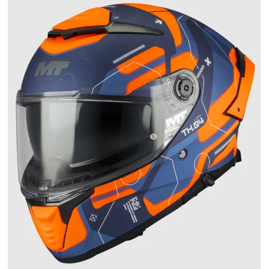 Каска MT Thunder 4 SV Lumex C24 Matte с ECE 22.06, слънчев визьор и Pinlock Ready