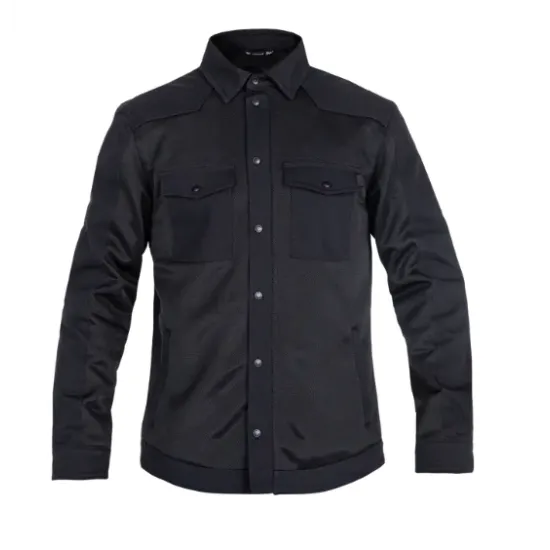 Мото риза JOHN DOE AERO MESH BLACK с Aero Mesh вентилация и AA сертификат