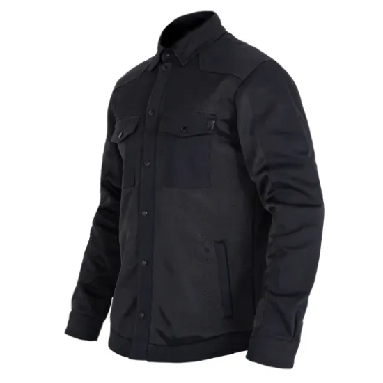 Мото риза JOHN DOE AERO MESH BLACK с Aero Mesh вентилация и AA сертификат
