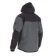 Мото яке John Doe Hood XTM V3 в антрацитно сиво и черно, с качулка, XTM-Fiber армирани зони по раменете и ръкавите, и
