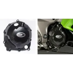 Протектор за двигател R&G RACING Right Crankcase Protection Cover Black Kawasaki Z1000/SX
