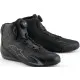 Черни мото боти Alpinestars Celer с Rotor въртящ диск за затваряне, сиви акценти, перфорации за вентилация и текстурирана гумена подметка