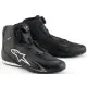 Черни мото боти Alpinestars Celer с бяло лого, Rotor система за затваряне, висок профил и спортен дизайн