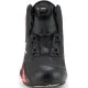 Черни мото боти Alpinestars Celer с червени акценти, Rotor система за затваряне, бяла звезда лого и текстурирана гумена подметка