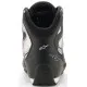 Черно-бели мото боти Alpinestars Celer Vented с бял звезден лого, BOA диск за затваряне, перфорации за вентилация и графични линейни елементи