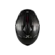 Черна спортна мото каска NEXX Y100R с матово покритие, сребристи акценти, червени детайли, тъмен визьор и аеродинамична форма