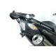 Черна стойка за номер R&G Racing монтирана на Yamaha T-Max 530 с вградена светлина и оригинални мигачи