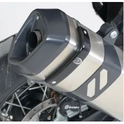 Протектор за генерация R&G RACING Exhaust Protector Black Aprilia/Honda/Suzuki/Kawasaki