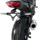 Черна метална стойка за номер R&G Racing на Yamaha MT-10, с два компактни LED мигача и вградена LED светлина за номер,