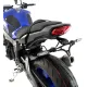 Черна метална стойка за номер R&G Racing на Yamaha MT-10, с два компактни LED мигача и вградена LED светлина за номер,