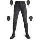 Дамски мото дънки Pando Moto Kaya Slim Grey Armalith с CE протектори и висока талия