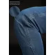 Дамски мото дънки Pando Moto Kusari Cor 02 Cordura с CE протектори и висока талия