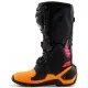 Мотокрос ботуши Alpinestars Tech 10 LTD SX1 в оранжево, червено и черно с алуминиеви катарами и космически принт по шахтата