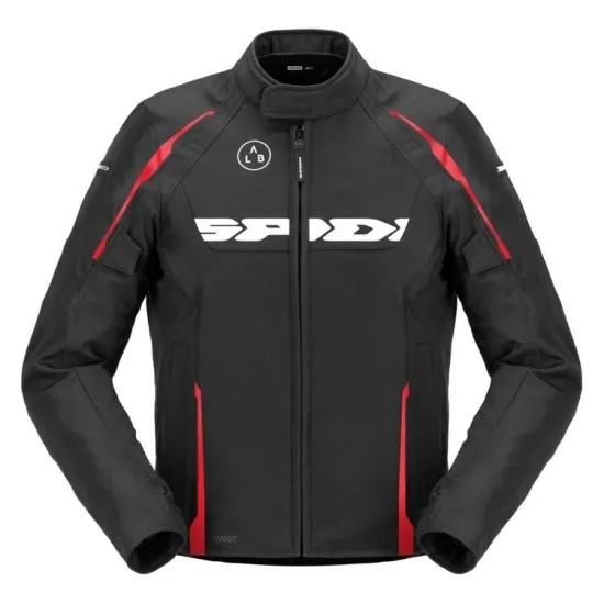 Текстилно мото яке SPIDI DRAGON H2OUT BLACK RED с H2Out мембрана